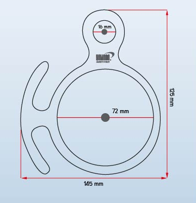 ห่วงโรยตัวเลข รุ่น Y-DL8-S YAMADA STINTERTRADE
