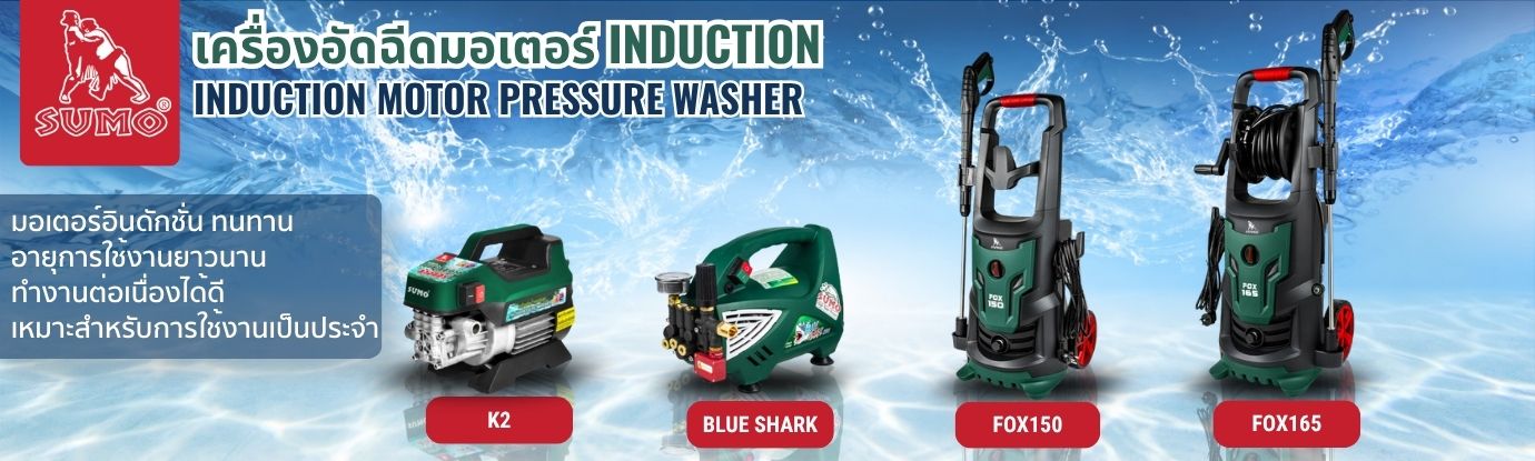 เครื่องฉีดน้ำแรงดันสูงมอเตอร์ Induction เครื่องฉีดน้ำแรงดันสูงมอเตอร์ Induction