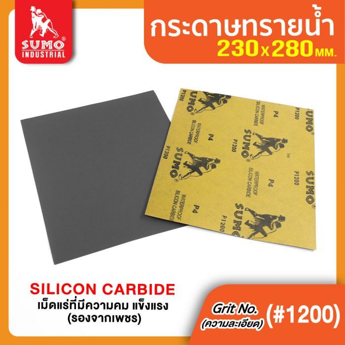 กระดาษทรายน้ำ No.1200 SUMO