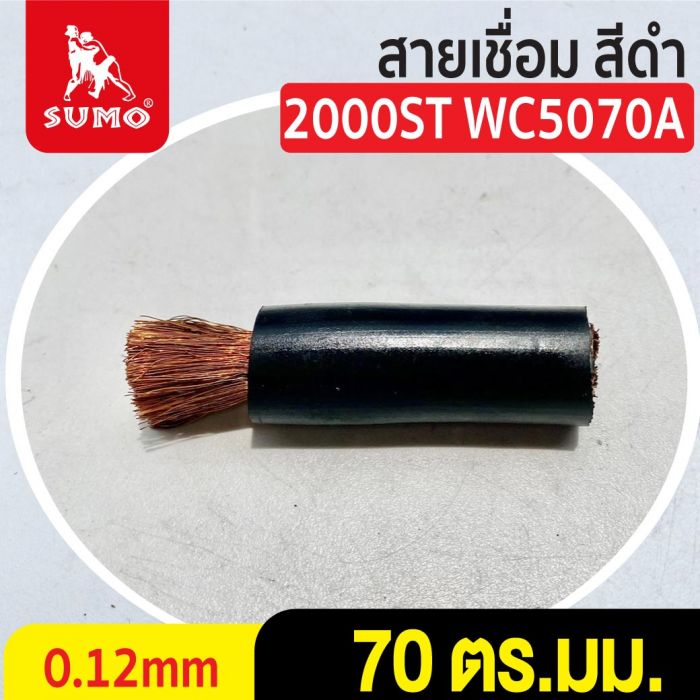 สายเชื่อม สีดำ# 70 ตร.มม. 0.12mm/2000ST WC5070A