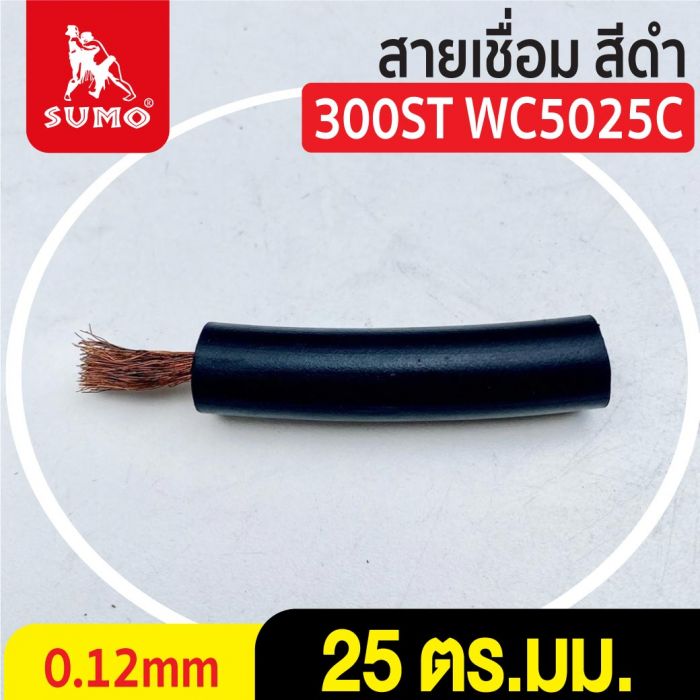 สายเชื่อม สีดำ# 25 ตร.มม. 0.12mm/300ST WC5025C