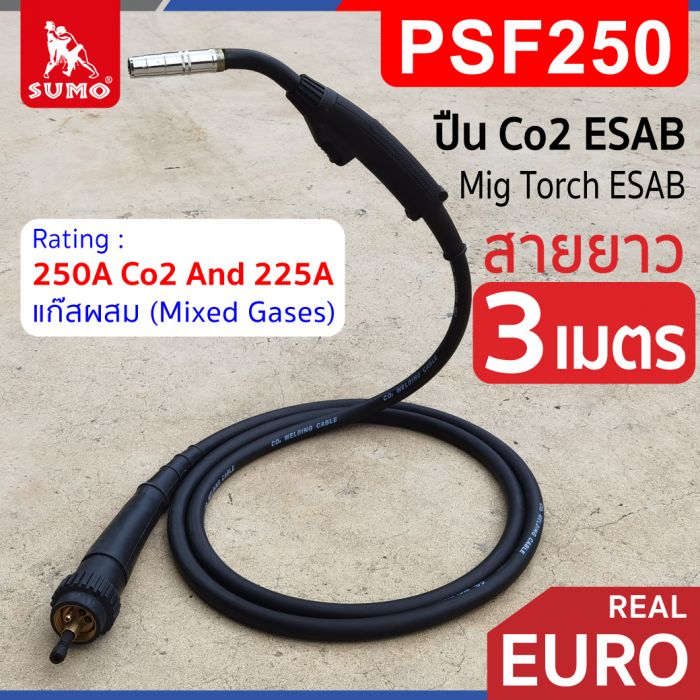 ปืน CO2 ESAB PSF250 rear EURO ยาว 3M