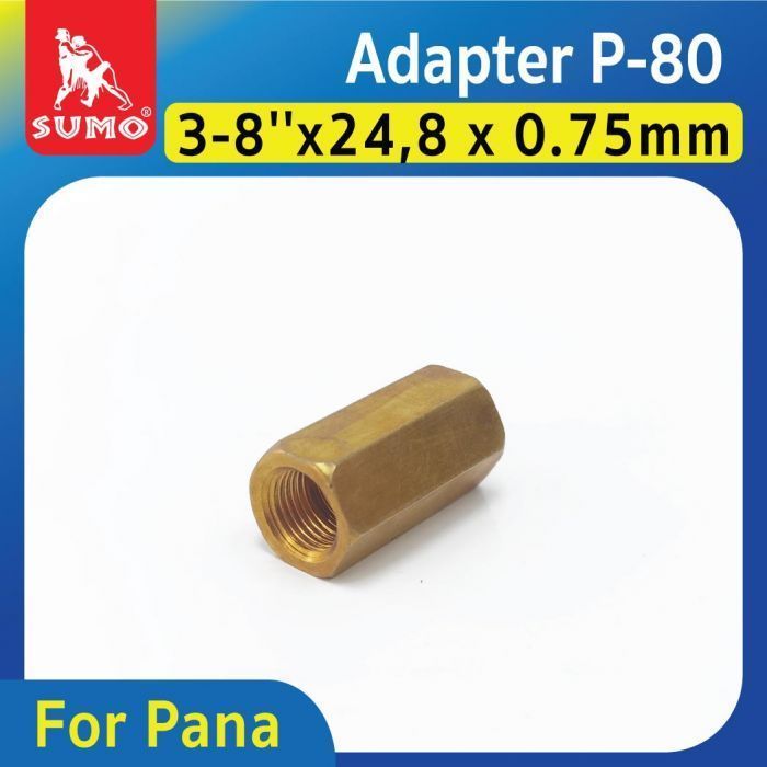 Adapter P-80 3/8”x24,8 x 0.75mm PANA