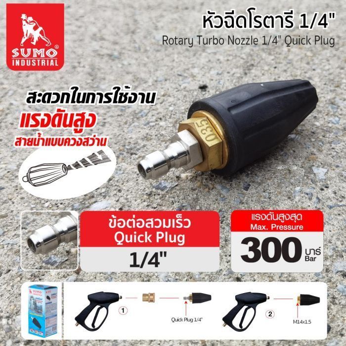 หัวฉีดโรตารี 1/4" SUMO