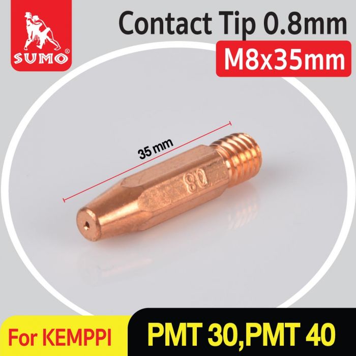 Contact Tip 0.8mm 9580122 SUMO (KEMPPI)