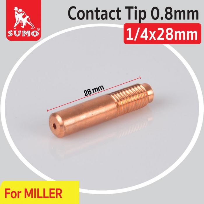 Contact Tip 0.8mm 1/4x28mm (MILLER)