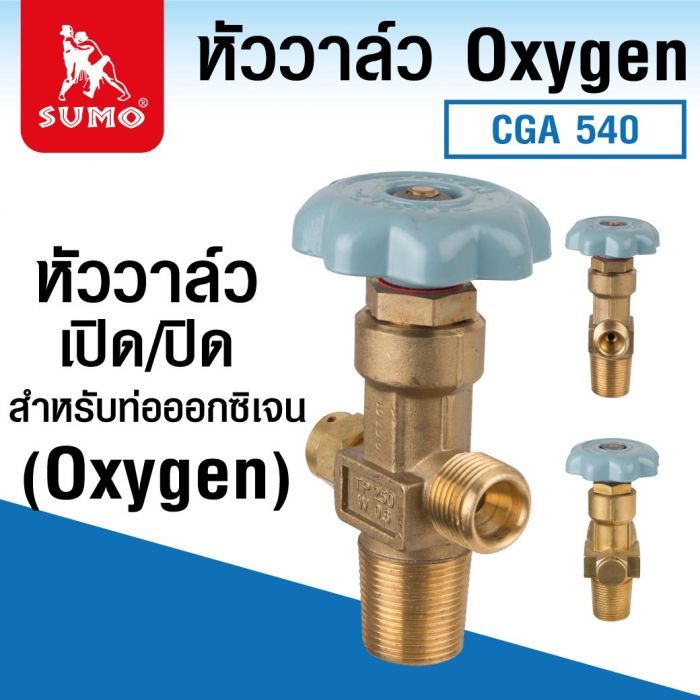 หัววาล์ว Oxygen (CGA 540)