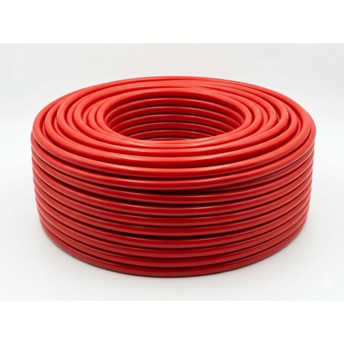 สายลมเดี่ยว PVC 4x9mmx100m 1 ชั้น (แดง) SUMO