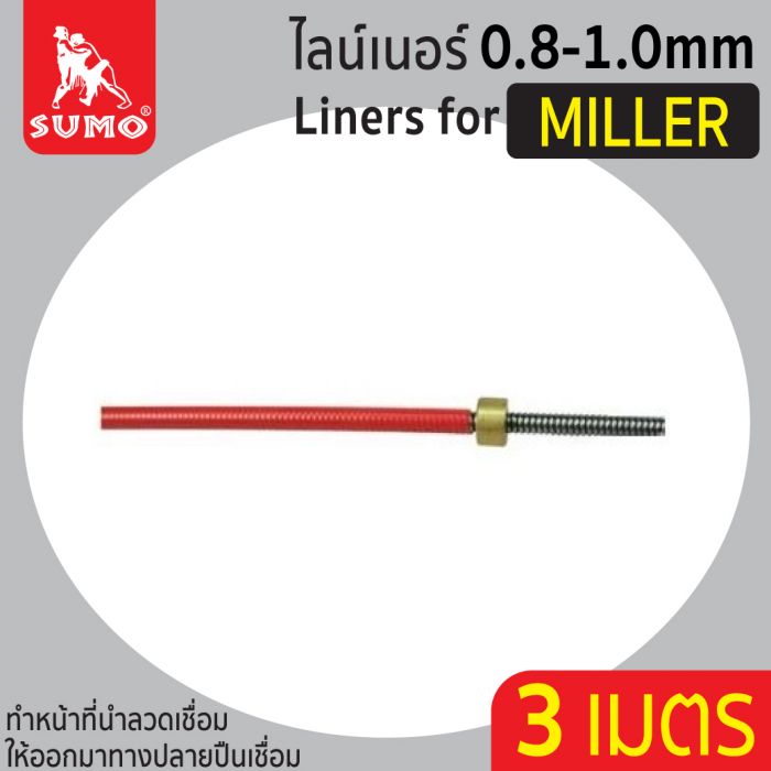 ไลน์เนอร์สำหรับ MILLER 0.8-1.0mm x 3M