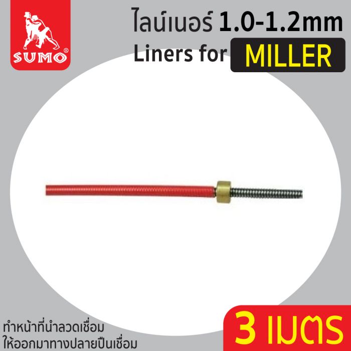 ไลน์เนอร์สำหรับ MILLER 1.0-1.2mm x 3M