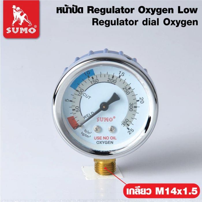 หน้าปัด Regulator Oxygen-Low
