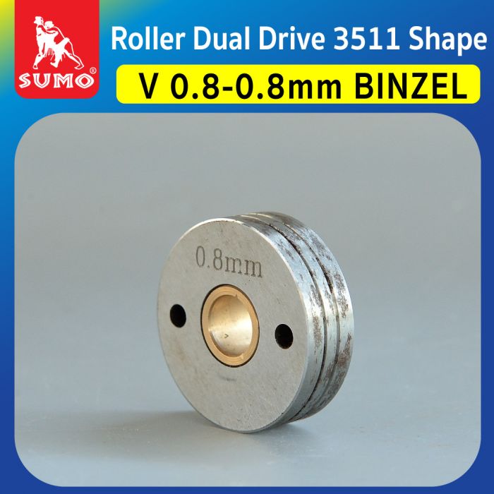Roller Dual Drive 3511 Shape V-0.8/0.8mm BINZEL