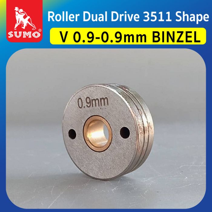 Roller Dual Drive 3511 Shape V-0.9/0.9mm BINZEL
