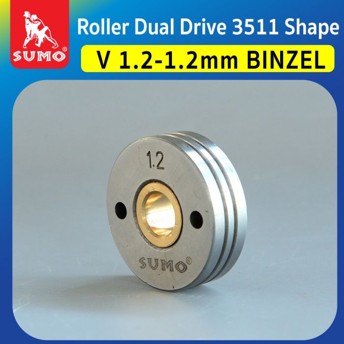Roller Dual Drive 3511 Shape V-1.2/1.2mm BINZEL