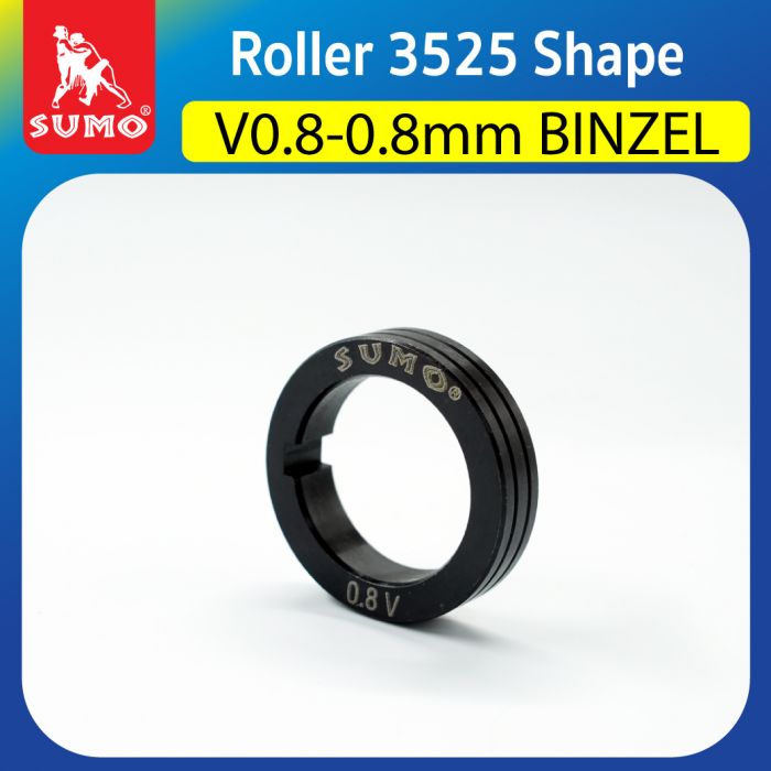 Roller 3525 Shape V-0.8/0.8mm BINZEL