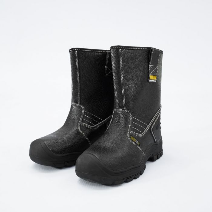 รองเท้าบูทหนังแท้หัวเหล็ก #7 (41) รุ่น SUPER Boots-41