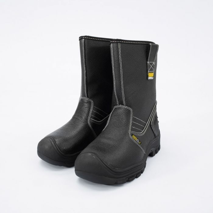 รองเท้าบูทหนังแท้หัวเหล็ก #9 (43) รุ่น SUPER Boots-43