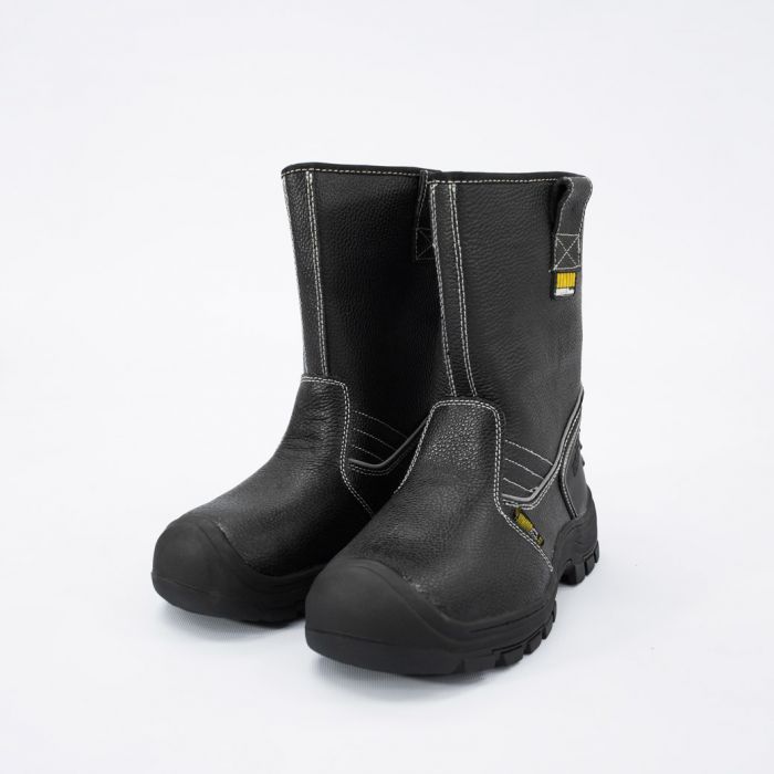 รองเท้าบูทหนังแท้หัวเหล็ก #10 (44) รุ่น SUPER Boots-44