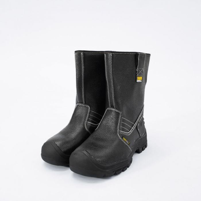 รองเท้าบูทหนังแท้หัวเหล็ก #11 (45) รุ่น SUPER Boots-45