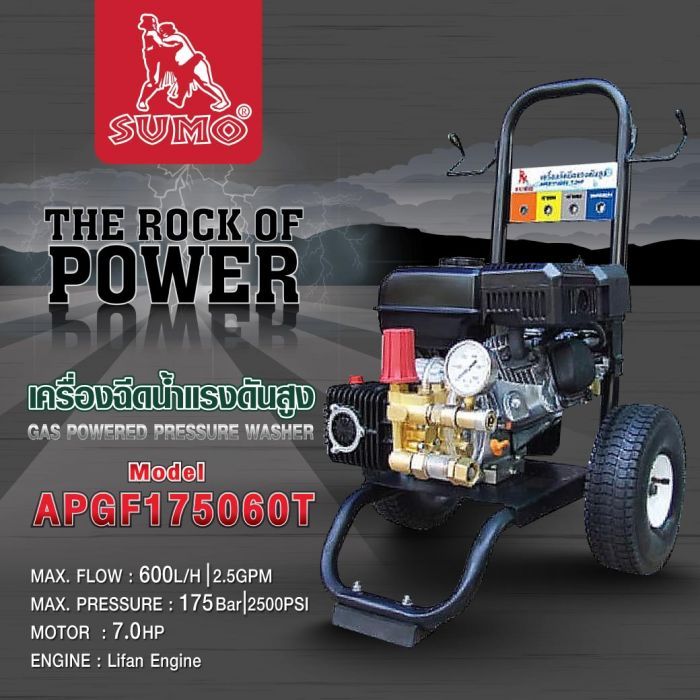 เครื่องฉีดน้ำแรงดันสูง รุ่น Mod.APGF175060T