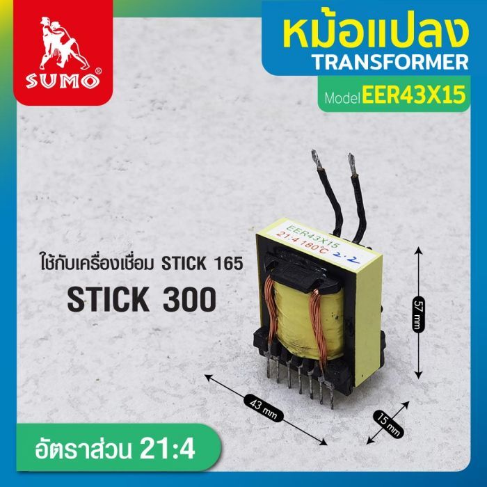 หม้อแปลง EER43x15 21:4