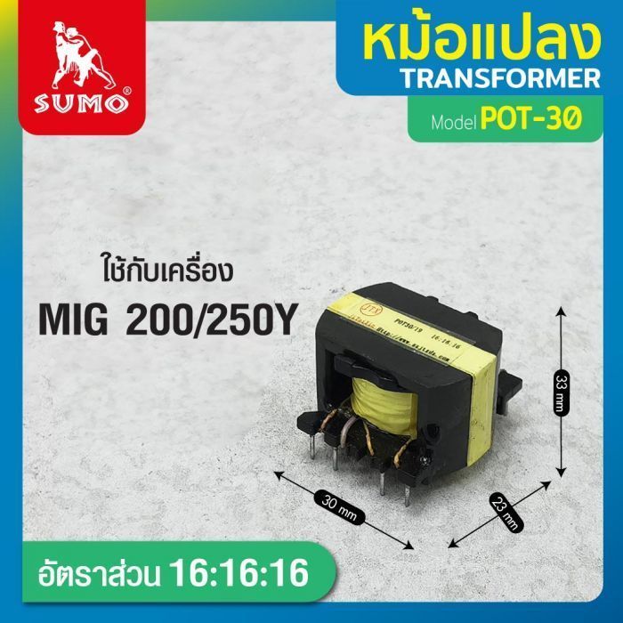 หม้อแปลง POT30-19 16:16:16