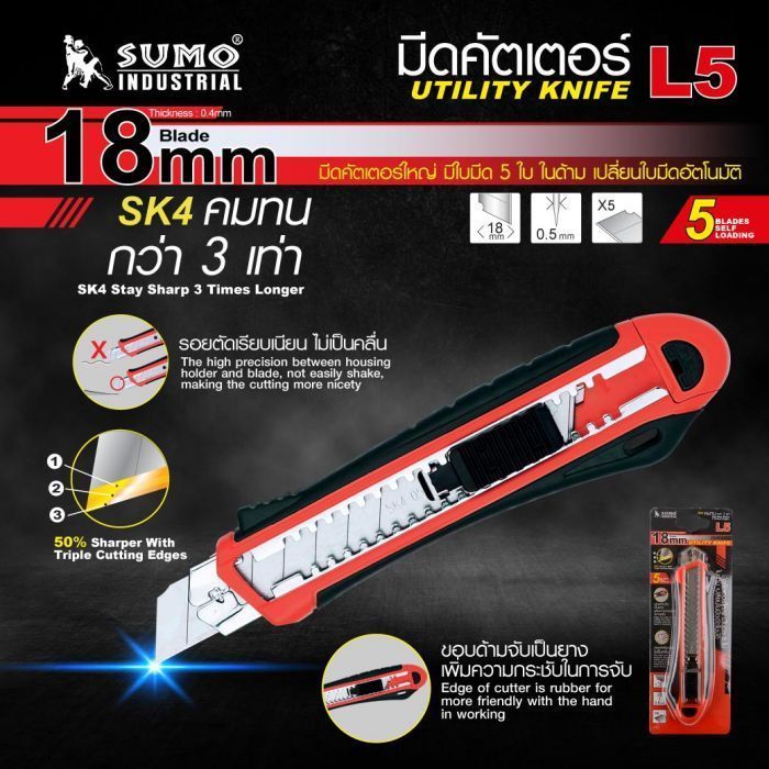 มีดคัตเตอร์L5