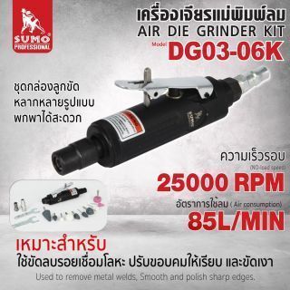 เครื่องเจียรแม่พิมพ์ลม รุ่น DG03-06K
