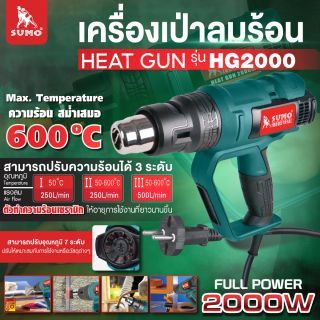 เครื่องเป่าลมร้อน 2000W