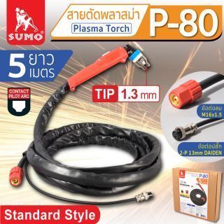 สายพลาสม่า P-80 ข้อต่อ 13mm DAIDEN (5M)