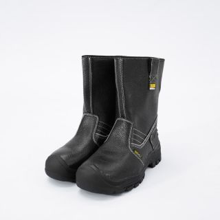 รองเท้าบูทหนังแท้หัวเหล็ก #11 (45) รุ่น SUPER Boots-45