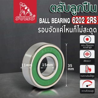 ตลับลูกปืนเบอร์ 6202 2RS CHL