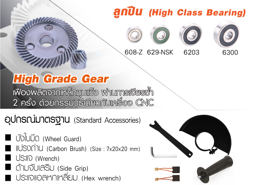 เครื่องเจียร 9 นิ้ว