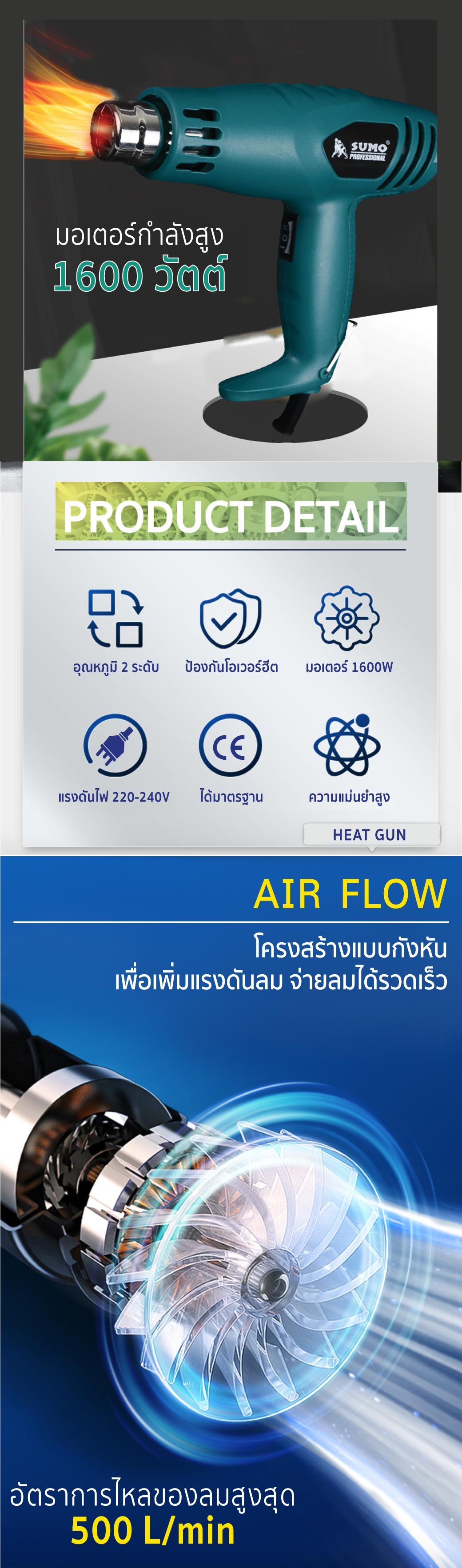 ปืนเป่าลมร้อน