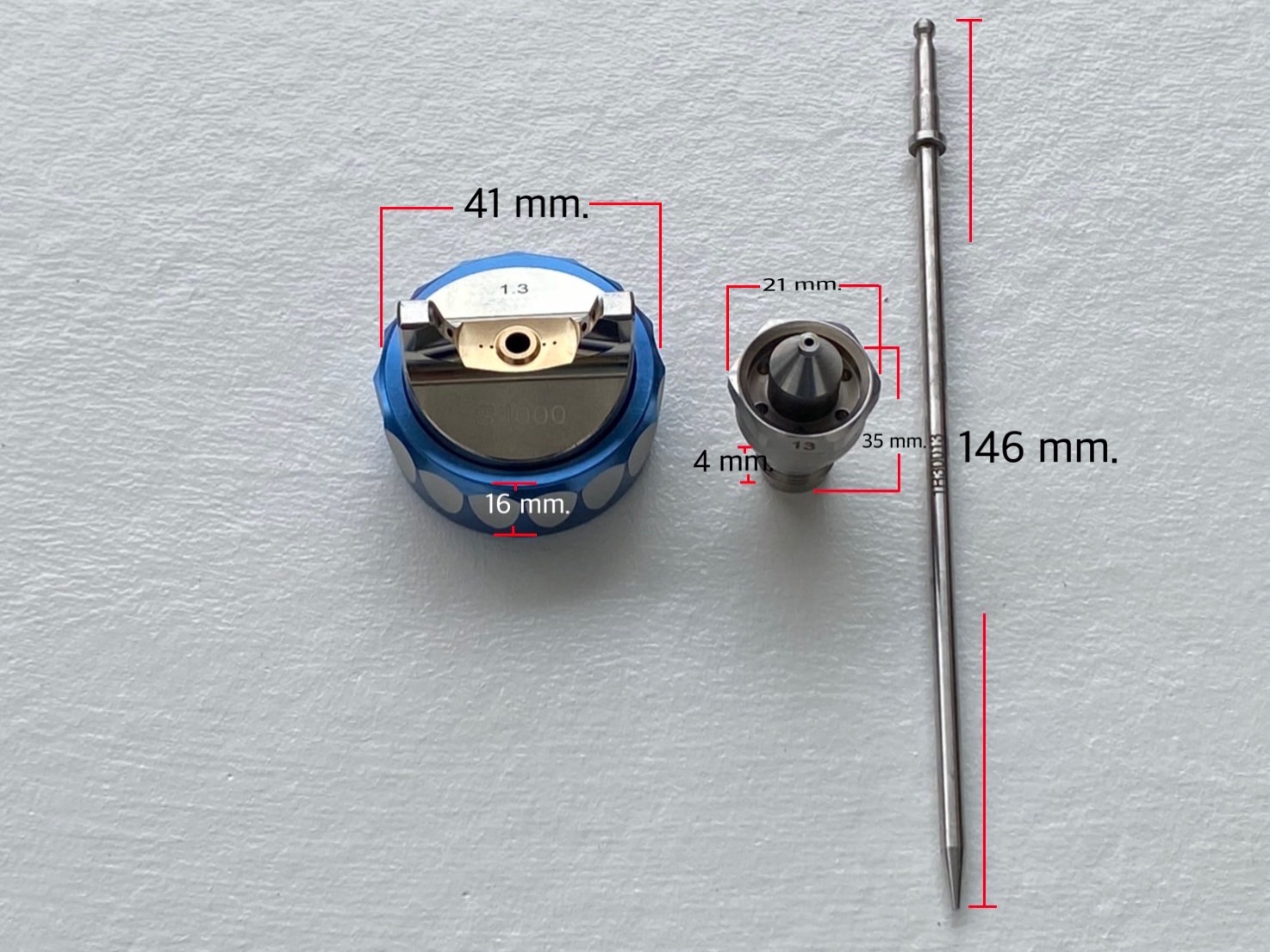Nozzle Kit 1.3 mm. กาพ่นสี S4000