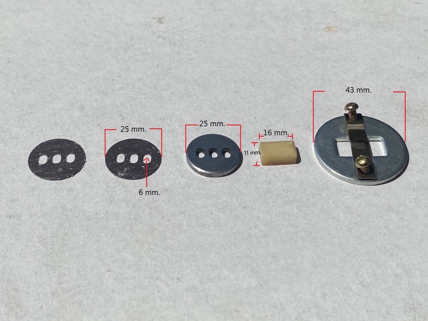 ชุดประกอบแคลปบอร์ด ถังอัดจารบีลมรุ่น HG-45