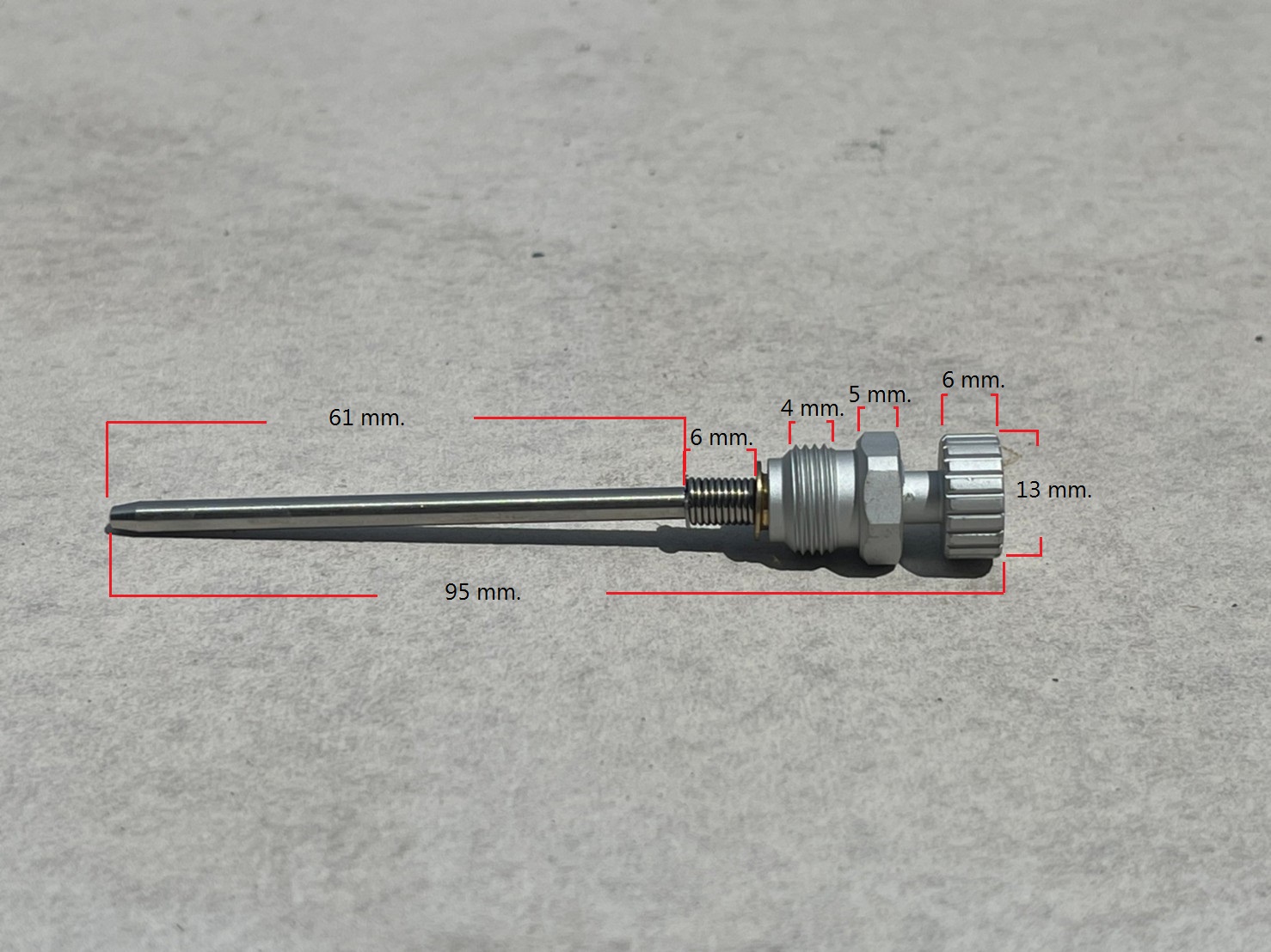 เข็มปรับระดับสี กาพ่นสี รุ่น S134G