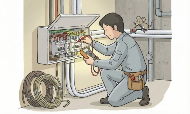 มัลติมิเตอร์ ตรวจเช็คระบบไฟฟ้าในบ้าน 