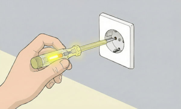 ไขควงวัดไฟ สำหรับการ ตรวจเช็คระบบไฟฟ้าในบ้าน