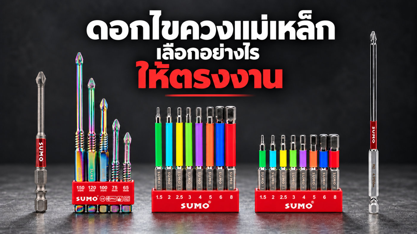 ดอกไขควงแม่เหล็ก คือ อะไร วิธีเลือกหัวดอกไขควง 6 ชนิด